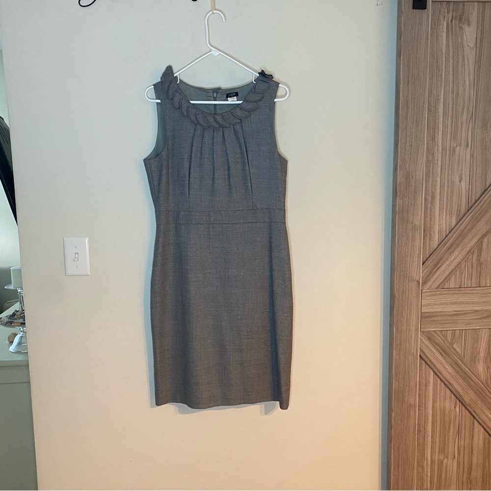 J. Crew Gray Sheath Dress